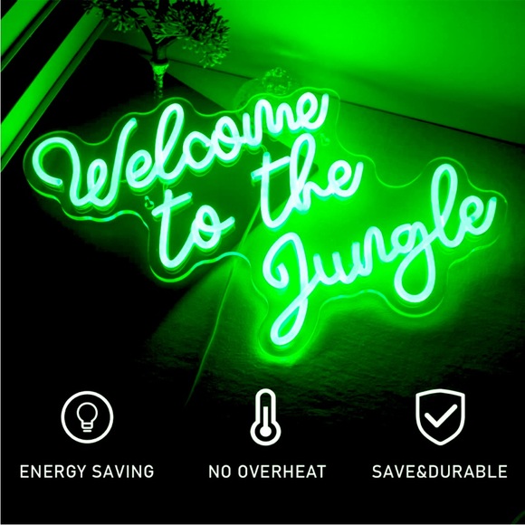 Welcome to Jungle LED Neon Event Wedding/Birthday/Graduation/Babyshower Decor - Picture 4 of 8